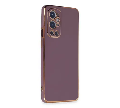 One Plus 9 Pro Kılıf Volet Silikon - Mor