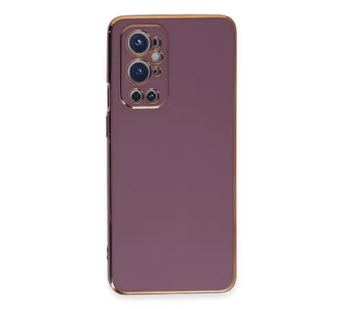One Plus 9 Pro Kılıf Volet Silikon - Mor