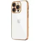 Apple iPhone 16 Pro Max Kılıf Lensli Silikon - Desert