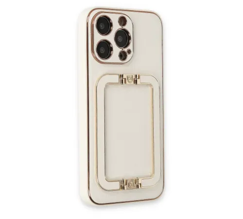 Apple iPhone 13 Pro Max Kılıf Coco Elit Kapak - Beyaz