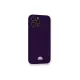 Apple iPhone 12 Pro Max Kılıf Kelvin Kartvizitli Silikon - Derin Mor