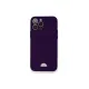 Apple iPhone 12 Pro Max Kılıf Kelvin Kartvizitli Silikon - Derin Mor