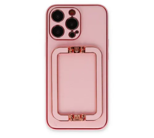 Apple iPhone 13 Pro Max Kılıf Coco Elit Kapak - Pembe