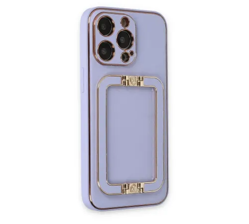 Apple iPhone 13 Pro Max Kılıf Coco Elit Kapak - Lila