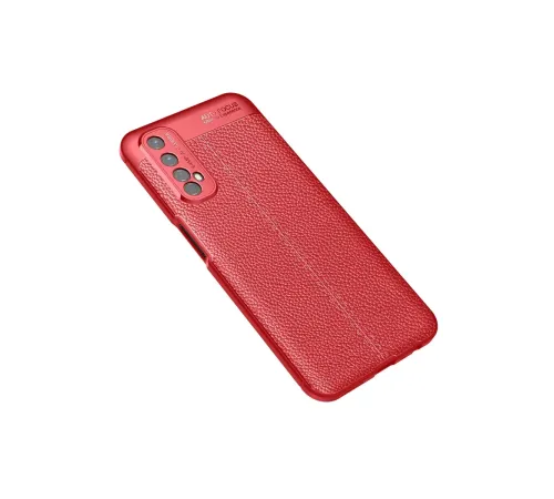 Realme 7 Kılıf Auto Focus Kapak - Kırmızı