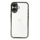 Apple iPhone 16 Plus Kılıf Lensli Silikon - Yeşil