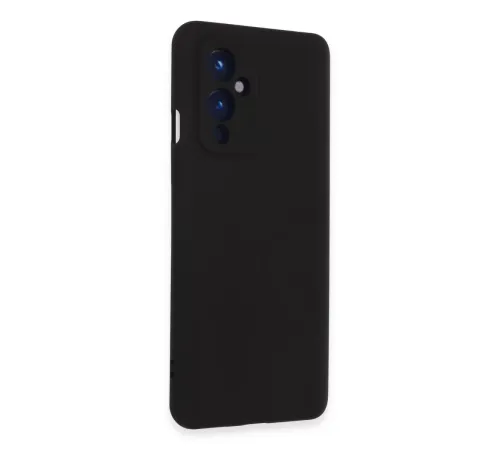 One Plus 9 Kılıf Nano içi Kadife Silikon - Siyah