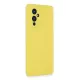 One Plus 9 Kılıf Nano içi Kadife Silikon - Sarı