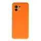 Xiaomi Mi 11 Kılıf Nano içi Kadife Silikon - Turuncu