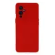 One Plus 9 Kılıf Nano içi Kadife Silikon - Kırmızı