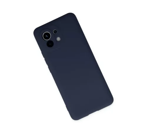 Xiaomi Mi 11 Kılıf Nano içi Kadife Silikon - Lacivert