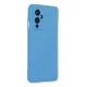 One Plus 9 Kılıf Nano içi Kadife Silikon - Mavi