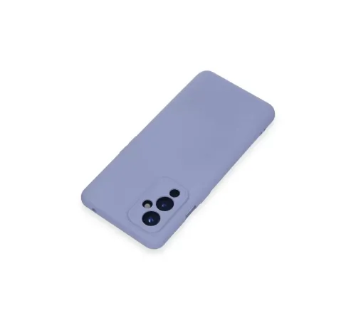 One Plus 9 Kılıf Nano içi Kadife Silikon - Lila