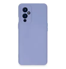One Plus 9 Kılıf Nano içi Kadife Silikon - Lila