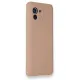 Xiaomi Mi 11 Kılıf Nano içi Kadife Silikon - Pudra
