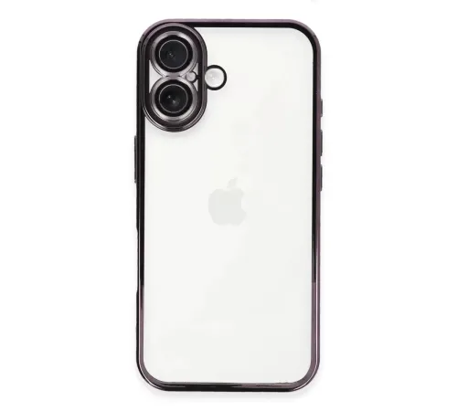 Apple iPhone 16 Plus Kılıf Lensli Silikon - Mor