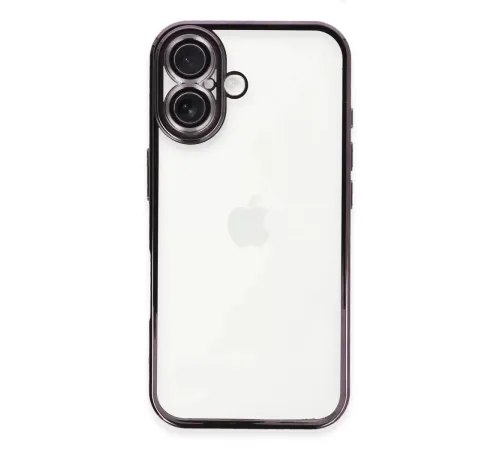 Apple iPhone 16 Plus Kılıf Lensli Silikon - Mor