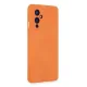 One Plus 9 Kılıf Nano içi Kadife Silikon - Turuncu