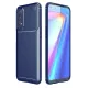 Realme 7 Kılıf Auto Focus Karbon Kapak - Lacivert