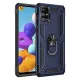 Samsung Galaxy M51 Kılıf Sofya Yüzüklü Silikon Kapak - Lacivert