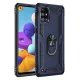 Samsung Galaxy M51 Kılıf Sofya Yüzüklü Silikon Kapak - Lacivert