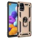 Samsung Galaxy M51 Kılıf Sofya Yüzüklü Silikon Kapak - Gold