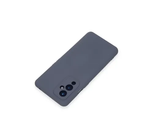One Plus 9 Kılıf Nano içi Kadife Silikon - Gri