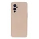 One Plus 9 Kılıf Nano içi Kadife Silikon - Pudra