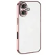 Apple iPhone 16 Plus Kılıf Lensli Silikon - Pembe