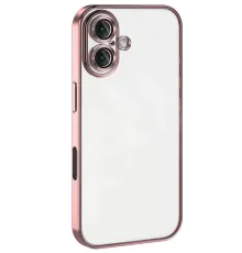 Apple iPhone 16 Plus Kılıf Lensli Silikon - Pembe