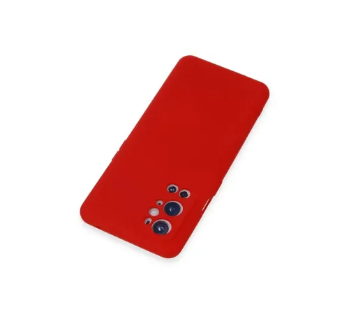 One Plus 9 Pro Kılıf Nano içi Kadife Silikon - Kırmızı