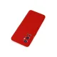 One Plus 9 Pro Kılıf Nano içi Kadife Silikon - Kırmızı