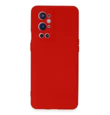 One Plus 9 Pro Kılıf Nano içi Kadife Silikon - Kırmızı