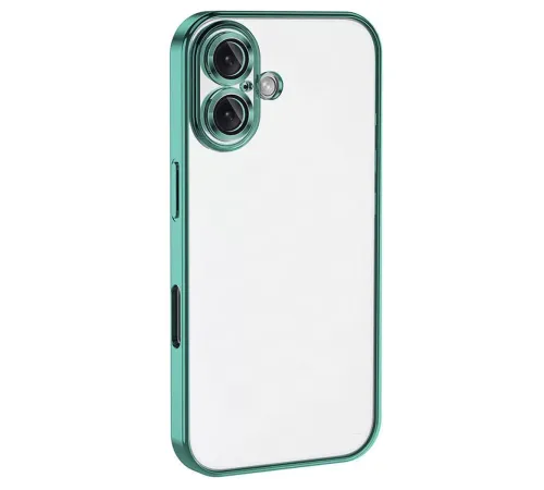 Apple iPhone 16 Plus Kılıf Lensli Silikon - Turkuaz