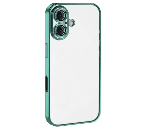 Apple iPhone 16 Plus Kılıf Lensli Silikon - Turkuaz