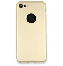 Apple iPhone 7 Kılıf First Silikon - Gold
