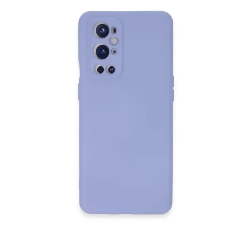 One Plus 9 Pro Kılıf Nano içi Kadife Silikon - Mavi