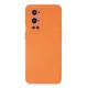 One Plus 9 Pro Kılıf Nano içi Kadife Silikon - Turuncu