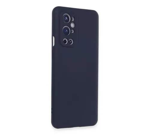 One Plus 9 Pro Kılıf Nano içi Kadife Silikon - Lacivert