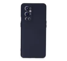 One Plus 9 Pro Kılıf Nano içi Kadife Silikon - Lacivert