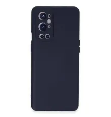 One Plus 9 Pro Kılıf Nano içi Kadife Silikon - Lacivert
