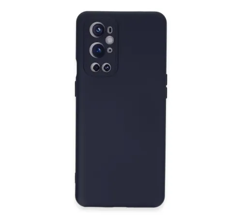 One Plus 9 Pro Kılıf Nano içi Kadife Silikon - Lacivert
