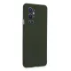 One Plus 9 Pro Kılıf Nano içi Kadife Silikon - Koyu Yeşil