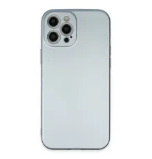 Apple iPhone 12 Pro Max Kılıf Nano içi Kadife Silikon - Sky Blue