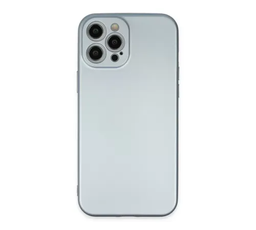 Apple iPhone 12 Pro Max Kılıf Nano içi Kadife Silikon - Sky Blue