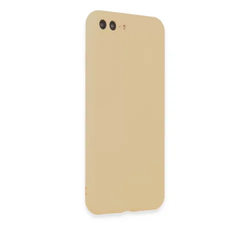 Apple iPhone 7 Plus Kılıf First Silikon - Gold