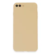 Apple iPhone 7 Plus Kılıf First Silikon - Gold