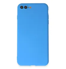 Apple iPhone 7 Plus Kılıf First Silikon - Mavi