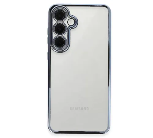 Samsung Galaxy S24 FE Kılıf Lensli Silikon - Lacivert