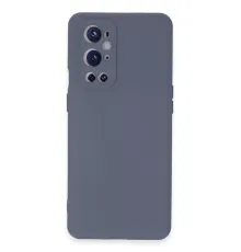 One Plus 9 Pro Kılıf Nano içi Kadife Silikon - Gri